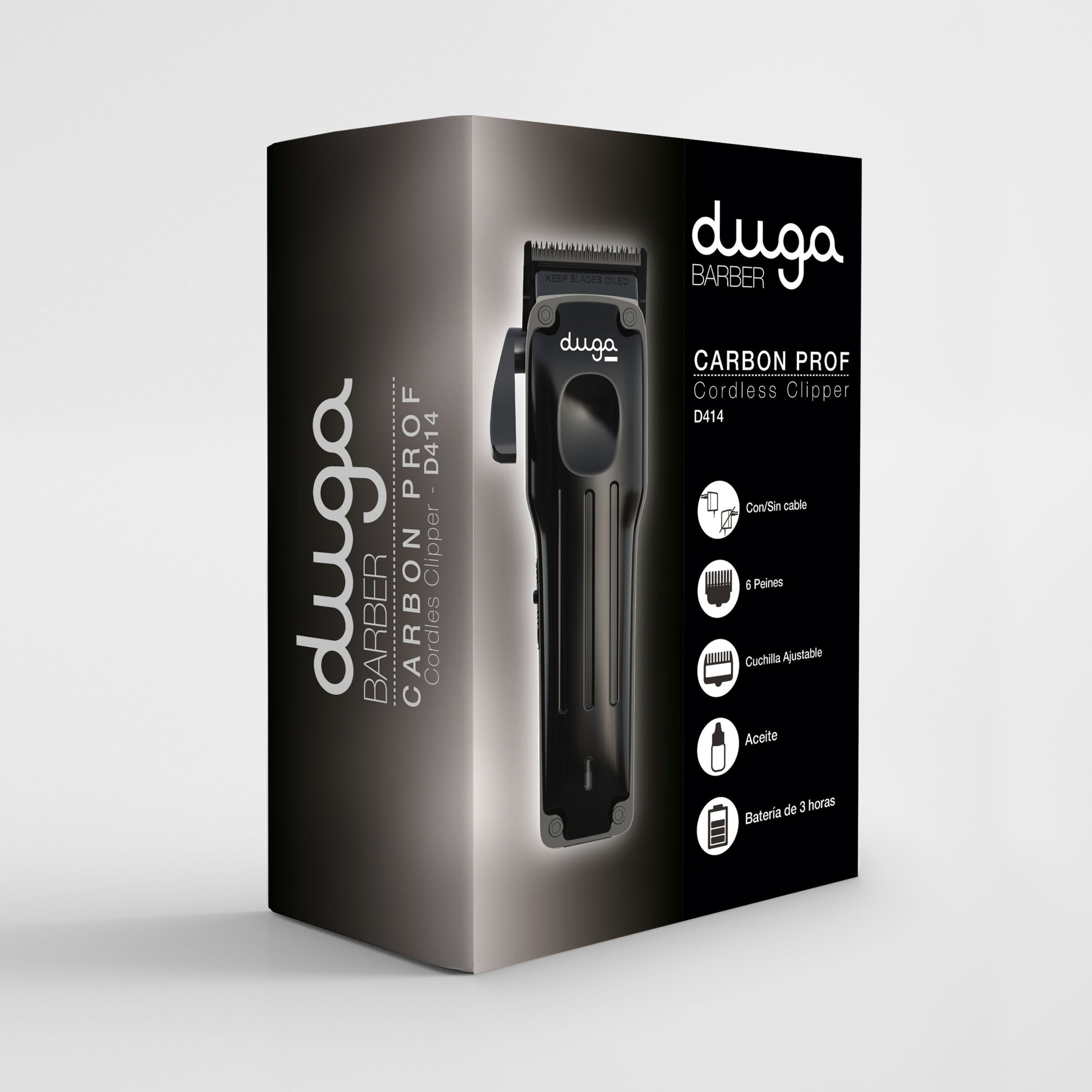 DUGA MAQUINA CARBON PROF CORDLESS CLIPPER - Image 2